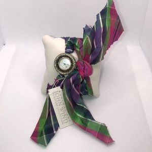 NWT Vintage John Wind Silk Wrap Watch